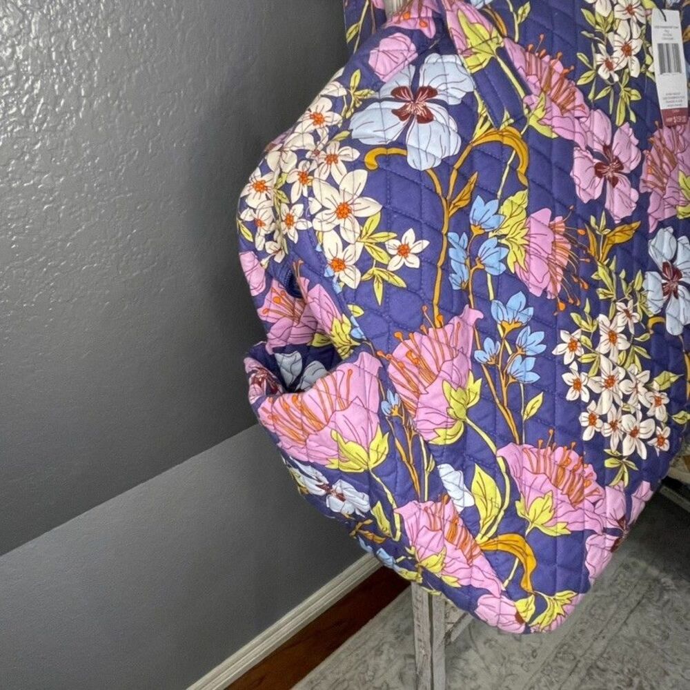 Vera Bradley Coffee Garden Large Weekender Travel Bag & Essential Grand Tote NWT - Picture 5 of 14
